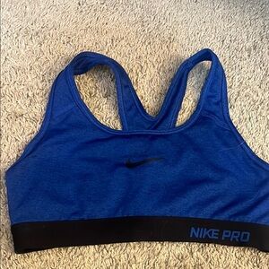 Nike Pro Women's Blue Sports Bra
